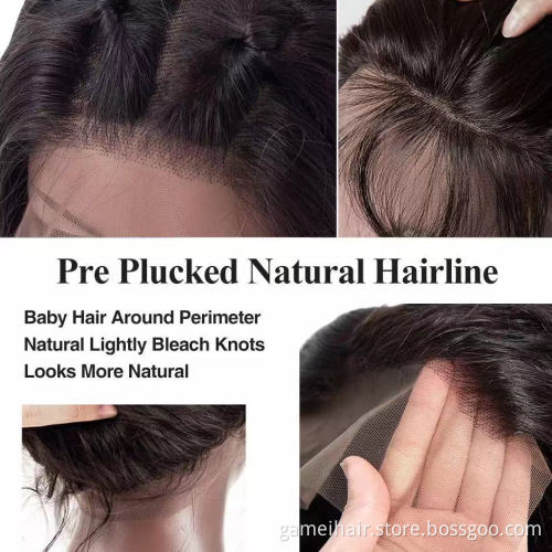 Full Hd 360 Lace Wig 12a Cheap Glueless Straight Brazilian Virgin Human Hair Transparent Lace Front Wig For Black Women